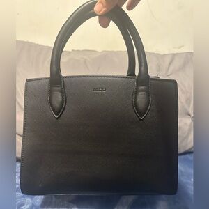 Black mini Aldo tote purse